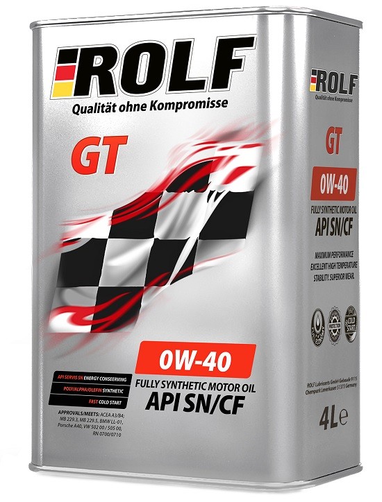 ROLF GT SAE 0W-40 API SN/СF