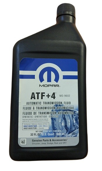 Трансмиссионное масло Mopar ATF+4, 1 л.