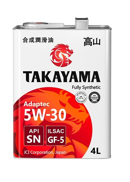 Takayama Adaptec SAE 5W-30 ILSAC GF-5 API SN, 4л