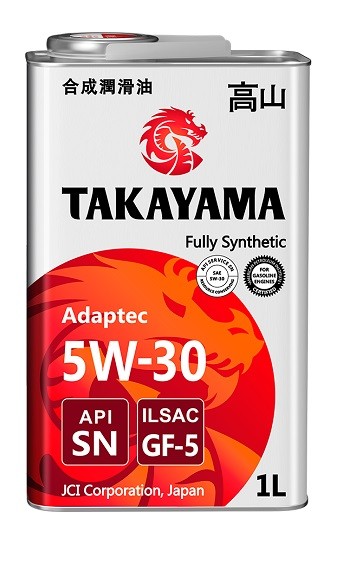 Takayama Adaptec SAE 5W-30 ILSAC GF-5 API SN, 1л.