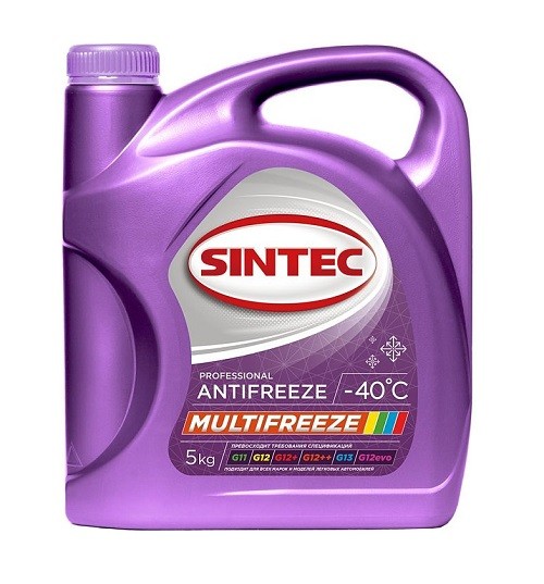 Sintec ANTIFREEZE Multifreeze violet (-40) 5кг - ООО «СТАТУС»