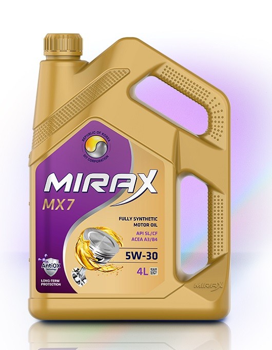 Mirax MX7 SAE 5W-30 ACEA A3/B4 API SL/CF, 4л