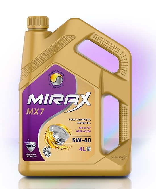 Mirax MX7 SAE 5W-40 ACEA A3/B4 API SL/CF, 4л
