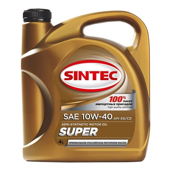 SINTEC SUPER SAE 10W-40 API SG/CD