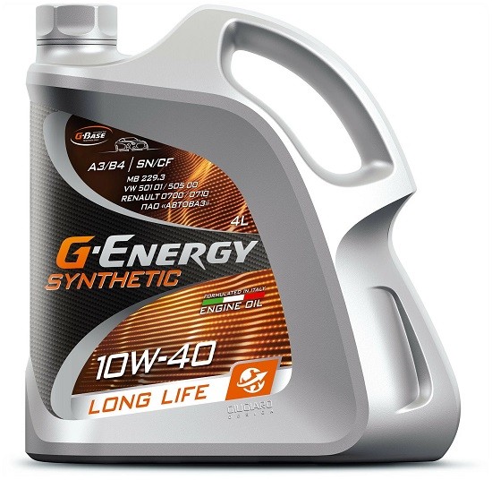 G-Energy Synthetic Long Life 10W-40, 4 л.