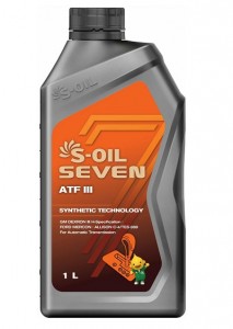 Трансмиссионное масло S-OIL 7 ATF III, E107993